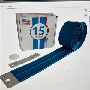 Blu Track 15 foot and 4 Ramps - US MADE Toy for kids